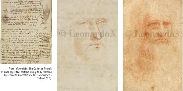 Da Vinci's Self-Portrait Discovered In Codex Of Flight