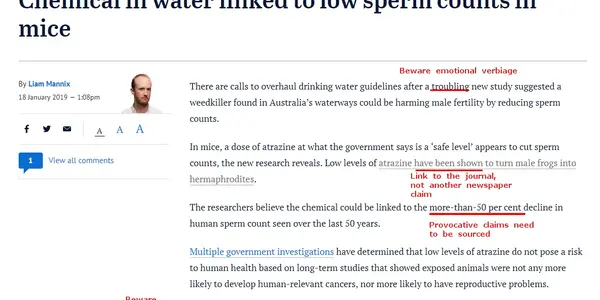 A Flawed Science Journalism Article Provides Good Education On How We Can Do Better