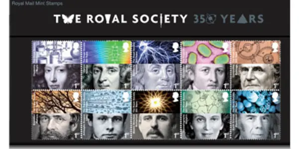 The Royal Mail Celebrates 350 Years Of The Royal Society