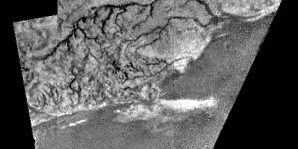 River Like The Nile Seen On Titan