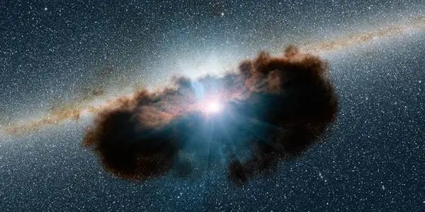 Cosmic Clumpy Donut Around Black Hole