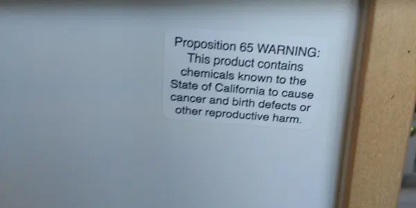 California's Newest Prop 65 Cancer Warning Is On...Trees
