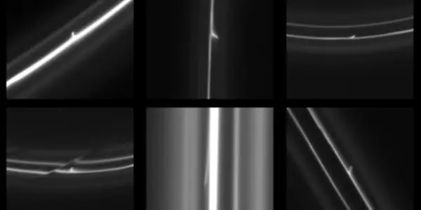Mini-Jets Blazing Trails In Saturn's F Ring