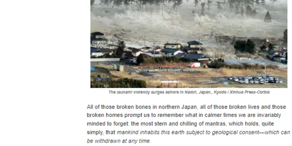 Simon Winchester Apologizes For Fukushima Earthquake Nonsense Story