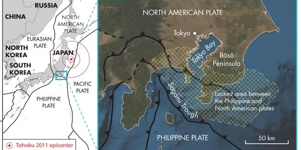 Stressing Faults From Slow-Slip Earthquakes May Portend Doom For Tokyo