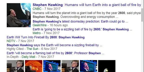 Stephen Hawking - Predicts Earth To Glow Red Hot By 2600 Due To Population Growth - Could It?