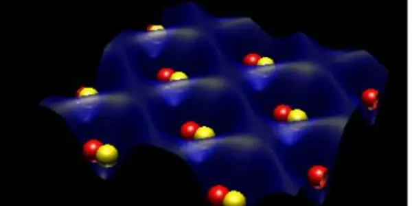 Thousands of atoms swap 'spins' with partners in quantum square dance