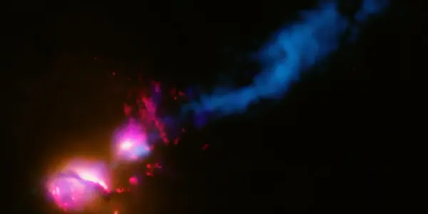 Real Life 'Death Star' 3C321 Fires At Neighboring Galaxy